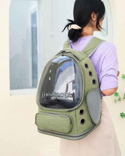 Petview - Transparent outdoor Pet Carrier Backpack