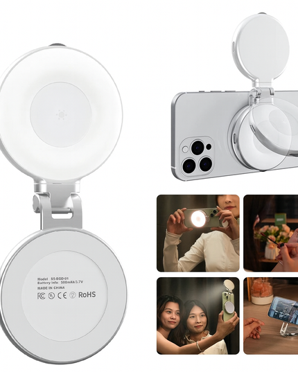 MagneticLight - rotating Magnetic phone Light & mirror