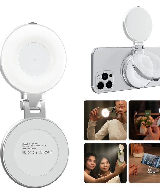 MagneticLight - rotating Magnetic phone Light & mirror