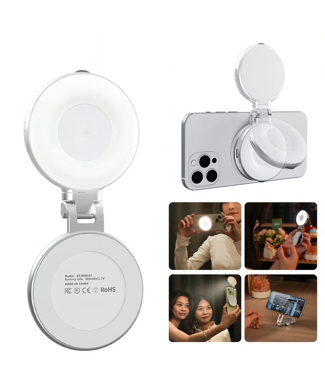 MagneticLight - rotating Magnetic phone Light & mirror