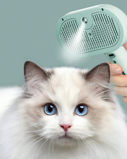 PetSteam- Grooming steam brush for cats/dogs 