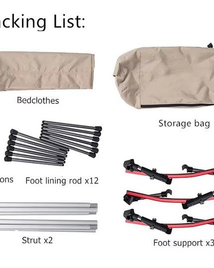 premium portable & folding Camping Cot Ultra light Aluminum Alloy bed