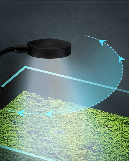 Fully adjustable small USB Light 360° Rotation aquarium LED Lighting