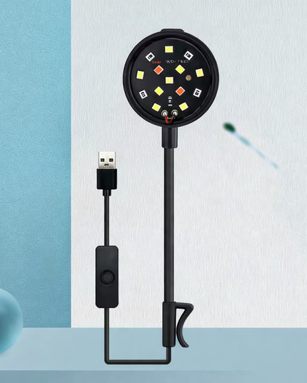 Fully adjustable small USB Light 360° Rotation aquarium LED Lighting