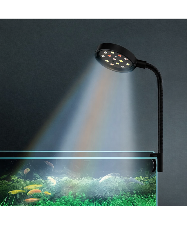 Fully adjustable small USB Light 360° Rotation aquarium LED Lighting