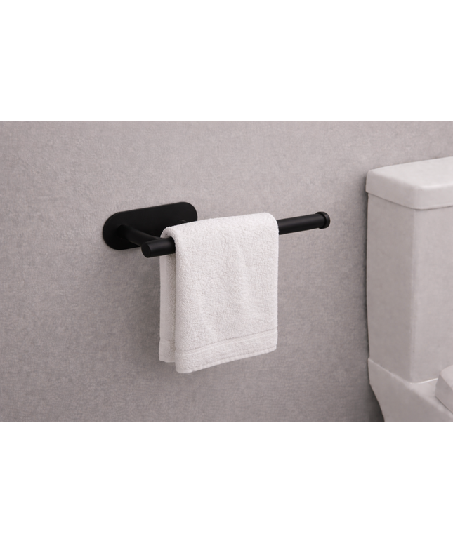 Adhesive & sturdy multi use Holder handle for Kitchen Roll & napkins / Towel holder / Toilet tissue holder -33.5cm handle