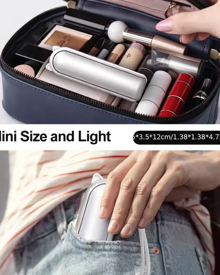 Portable Mini Fan, USB Rechargeable, 3-Speed Adjustable, Foldable Handheld Fan