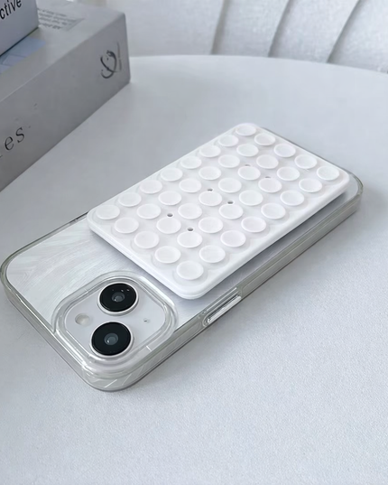 Double Sided Silicone Suction Cup Phone Case Detachable for Hands-Free holding