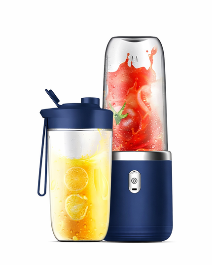 juicerblend - small rechargable juice maker / blender & juice cup + 2pcs cups