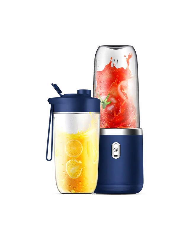 juicerblend - small rechargable juice maker / blender & juice cup + 2pcs cups