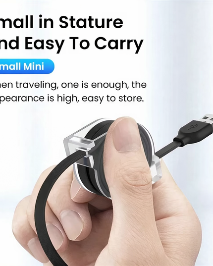 3-In-1 Retractable USB Fast Charging Cable for IOS , Type-C and Android 