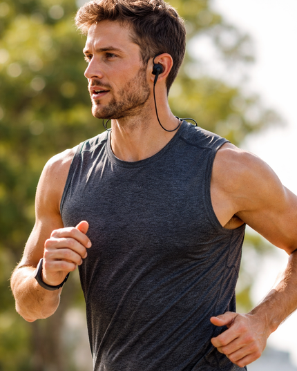 SportHeadset -Wireless Bluetooth Headphones Stereo Hook Headset Earphone for All Smart Phones