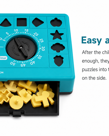 Time Puzzle - fun family  Board Game Shape Matching Puzzles for Kids