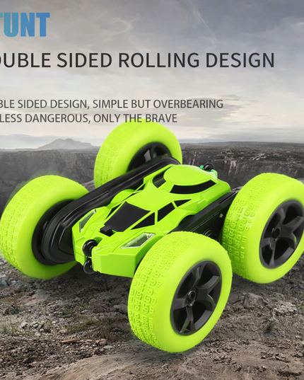 RC Stunt Car-  2.4G Remote Control Double Sided Flip 360 Degree Rotation off Road, Drift RC Car 