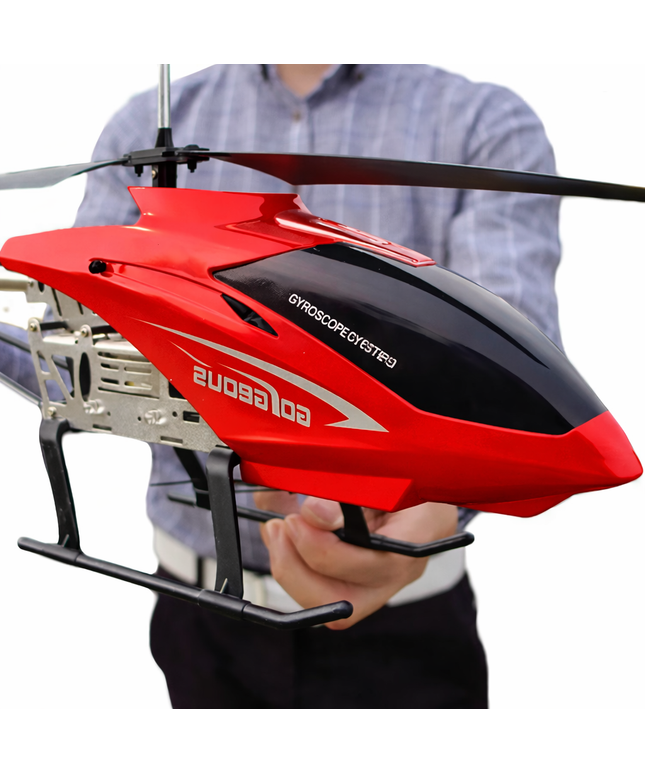 Large Remote Control Helicopter 80Cm Extra 2.4G 3.5CH Rc Drone with Lights