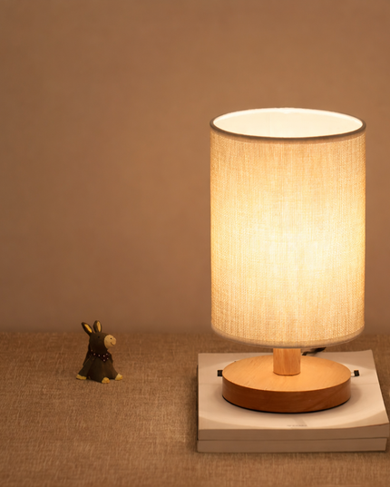 Wooden aesthetic USB powered table Night lamp