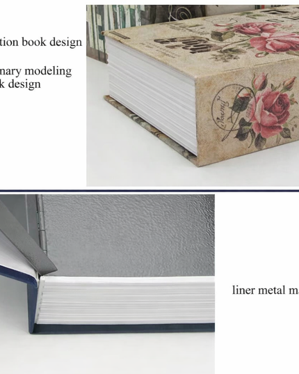 Password Secured hidden Safe box book 