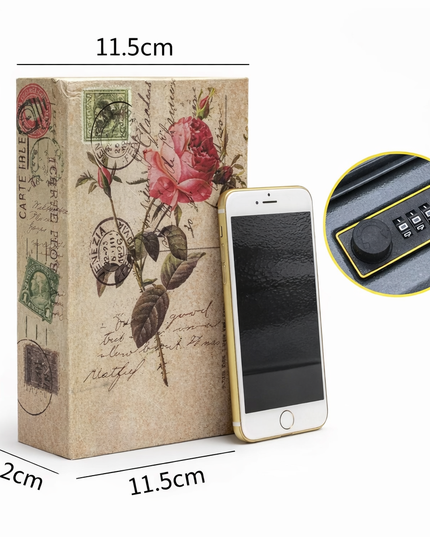 Password Secured hidden Safe box book 