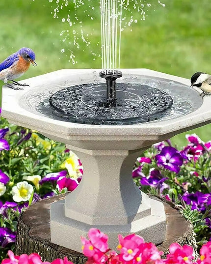 Outdoor fully wireless 2.5W solar fountain with pump kit & 6 nozzles (l akes/ pools / anywhere with water )