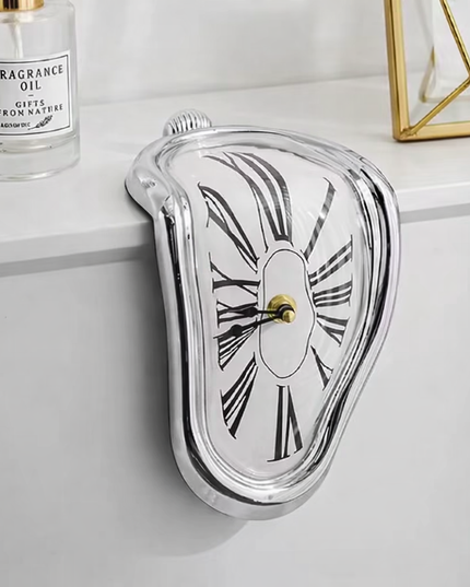 Melting Clock Art Inspired Shelf Hanging decoration