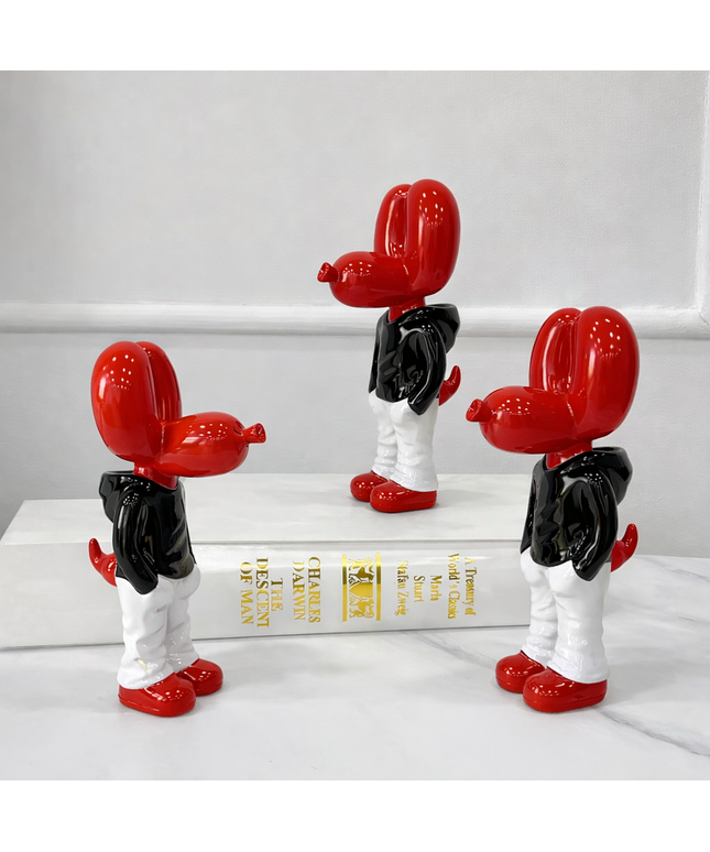 Resin Pocket Balloon Dog Figure Street Trend Art Decoration 