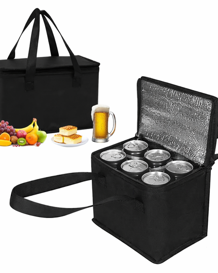 Portable thermal Insulation Lunch/ can or drinks Cooler Bag 