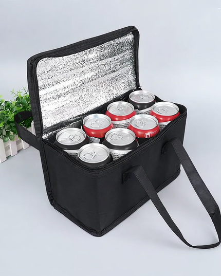 Portable thermal Insulation Lunch/ can or drinks Cooler Bag 