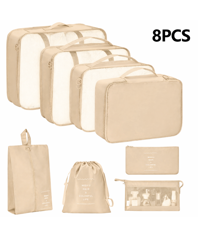 8 Pcs Travel Organizer Storage Bags Set 