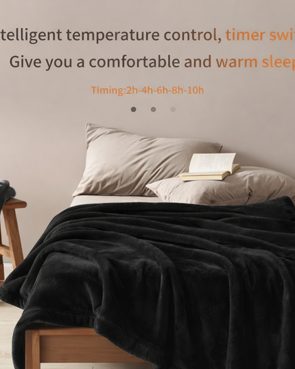 Soft Electric Heating blanket with 6 Heating Levels & 4 Hours Auto-Off -150X180Cm 