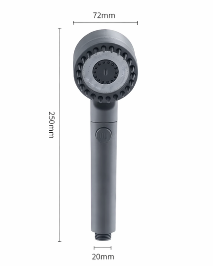 3 speed High Pressurized Filter Shower Head 