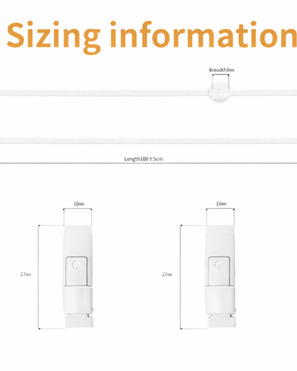 Elastic Shoe lace tying clips, no more tying, for Kids & Adult 8MM Widened Flat Shoelace 