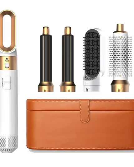 5 in 1 High Quality Professional Hair Dryer Set With 3 Modes And Hot Comb, Curling Iron, Hair Straightener For All Types Of Styling 