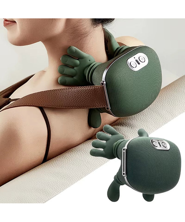 Bionic Neck Shoulder Kneading Massager with 3-Level Modes for Neck, Cervical, Waist, Leg full Body Muscles Massage