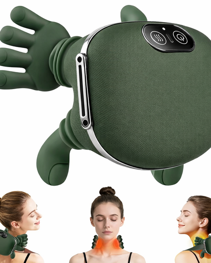 Bionic Neck Shoulder Kneading Massager with 3-Level Modes for Neck, Cervical, Waist, Leg full Body Muscles Massage