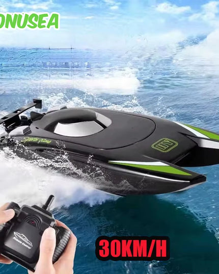 30Km/H high speed racing RC Boat 2.4G, 20Mins 2Ch Dual Motor Waterproof 