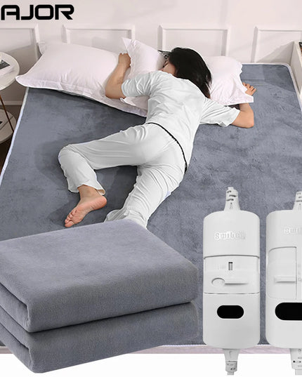 Waterproof Thick and warm heating Electric under bedding thermostat Blanket 220V EU plug