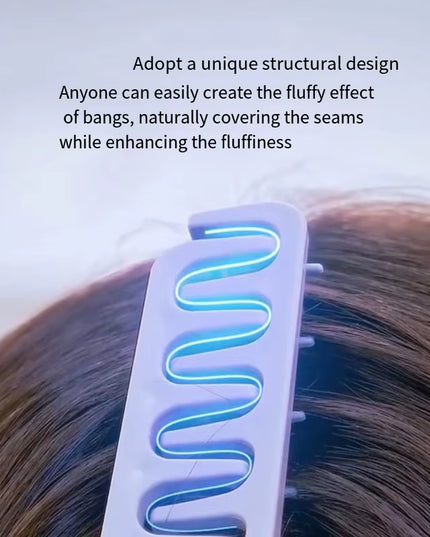 Men's Volumizing Wide-Tooth Hair Styling Comb , Natural Curling Perm Hair Care Tool