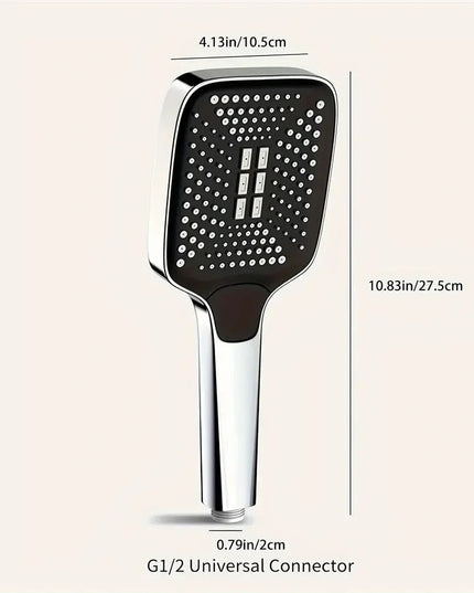 Adjustable high pressure water saving filtered Shower Head with 3 Mode 
