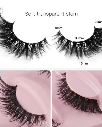 5 Pairs Cat Eye Makeup Lashes Faux Eyelashes
