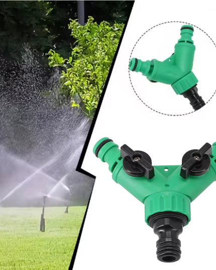 Y shape 3 way vGarden Water valve Pipe Connectors /Pipe Adapter/ Hose Splitter Valve