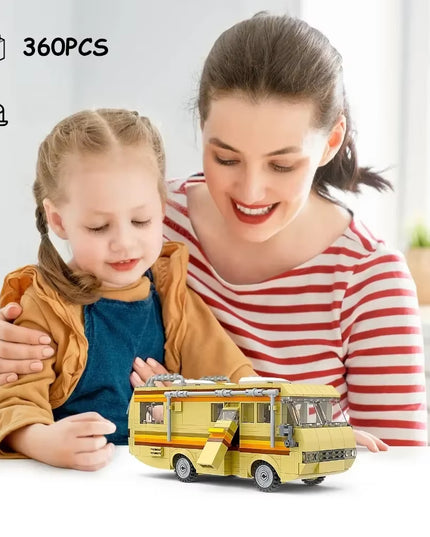 360Pcs Breaking Bad movie RV Lab building blocks lego style DIY model