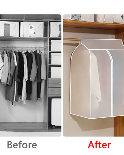 Clothing Transparent Dust Cover and closet organizing cover- 90x50x60cm