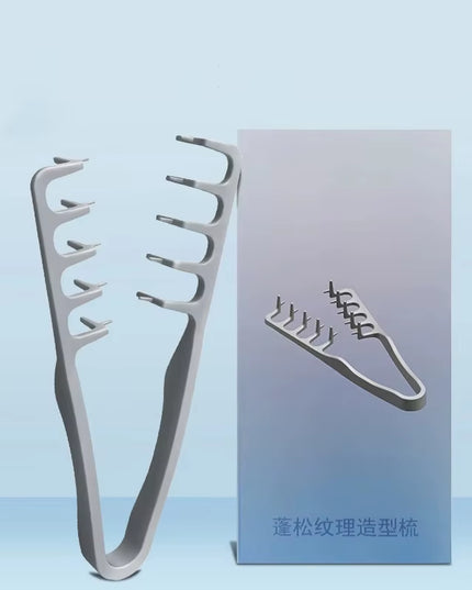 Men's Volumizing Wide-Tooth Hair Styling Comb , Natural Curling Perm Hair Care Tool
