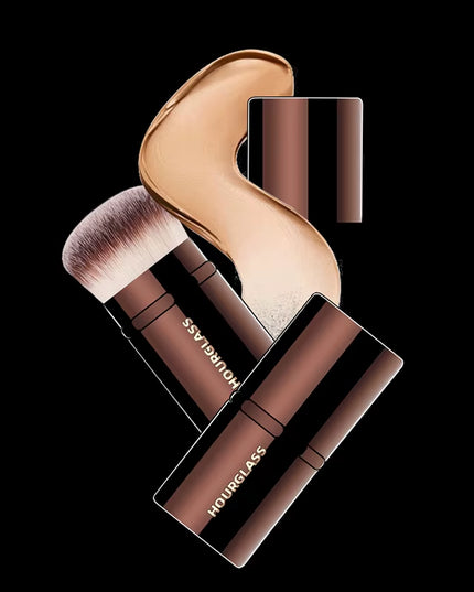 HOURGLASS- Retractable Blush Brush Soft and Skin-Friendly Fiber Hair Face Brush