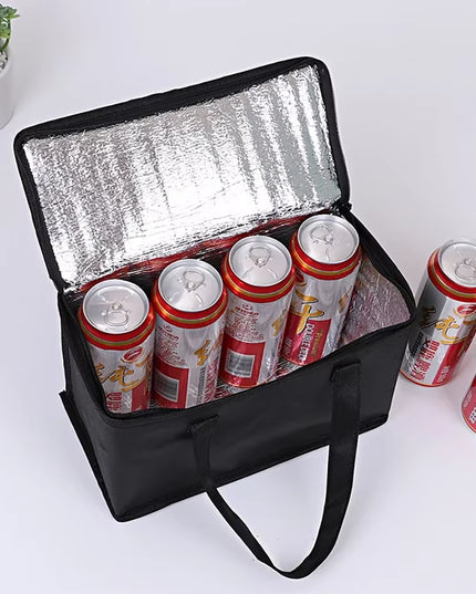 Portable thermal Insulation Lunch/ can or drinks Cooler Bag 