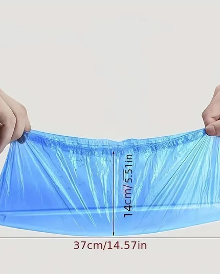 300PCS Disposable Waterproof plastic Shoe Cover 