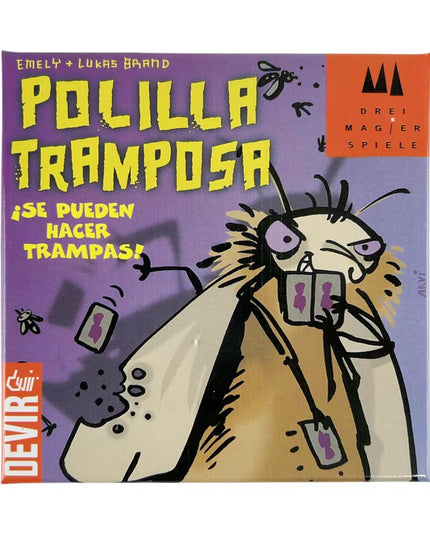 POLILLA TRAMPOSA -Mogel Motte Polilla Cards Board Game Devir-Game 