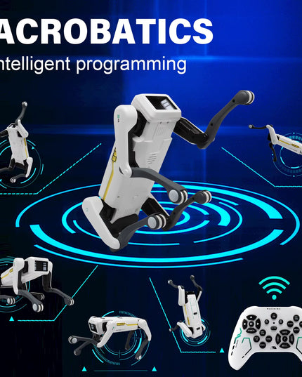 Intelligent AI RC Robot Dog Voice Dialogue APP Remote Control Programming Singing Dancing Machine Dog Kids Toys