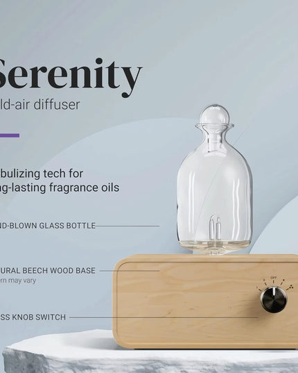 Battery Operated Nebulizing Essential Oil Diffusers for Aromatherapy 