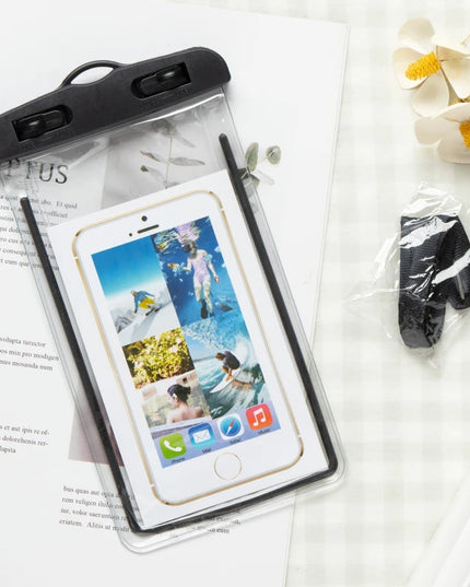 Floating phone - light weight and touch screen useable fully sealed waterproof bag for any sized phones , smart watch or airpod 